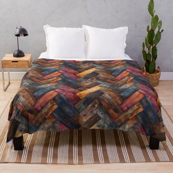 Item preview, Herringbone Reclaimed Wood Pattern designed and sold by NTGUILTY.