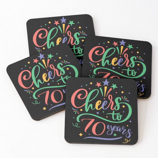 Item preview, Cheers to 70 Years designed and sold by PCStudio57.