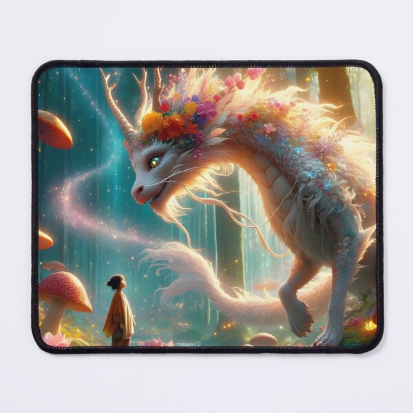 Item preview, Magical Legendary Kirin and the Pool of Friendship designed and sold by BreezyDawnDesigns.