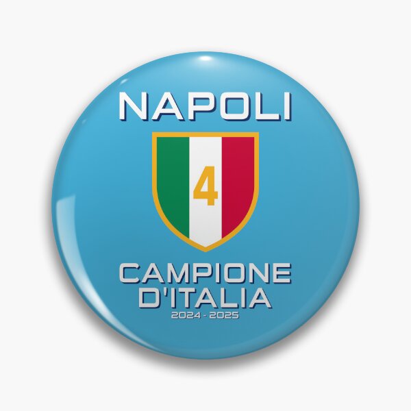 Item preview, Napoli 4th Scudetto Italian Champions 2024/2025 designed and sold by CosmoShirts.