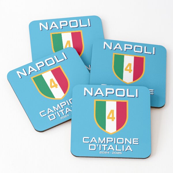 Item preview, Napoli 4th Scudetto Italian Champions 2024/2025 designed and sold by CosmoShirts.
