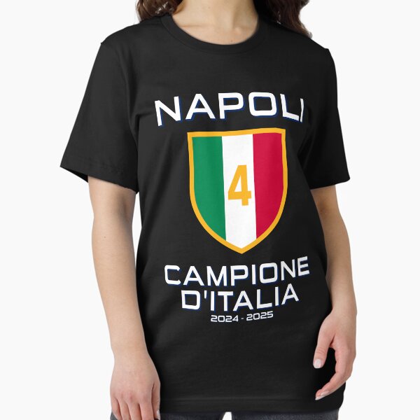 Item preview, Napoli 4th Scudetto Italian Champions 2024/2025 designed and sold by CosmoShirts.