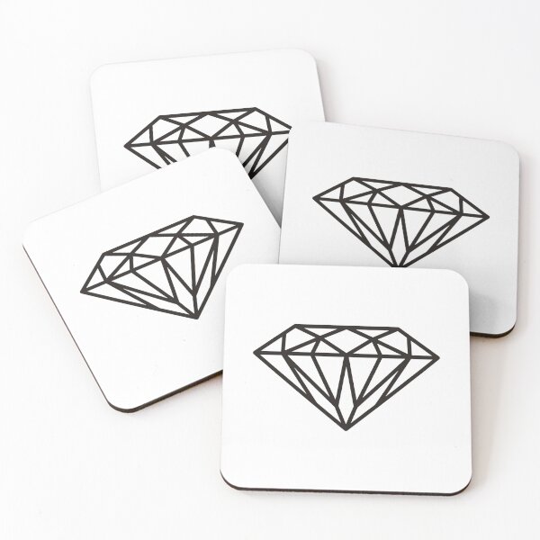 Item preview, Minimalist Diamond Line Art designed and sold by Blueprint&co.
