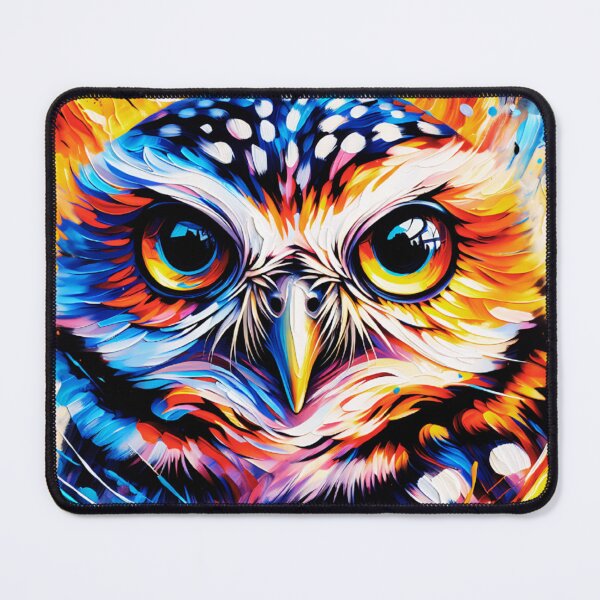 Item preview, Colorful Burrowing Owl Acrylic Art designed and sold by TheAnimalZ00.