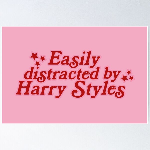 Item preview, Harry Styles, Easily distracted by designed and sold by baranskini.