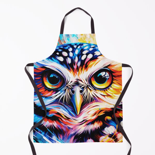 Item preview, Colorful Burrowing Owl Acrylic Art designed and sold by TheAnimalZ00.