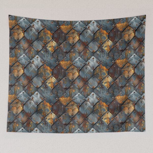 Item preview, Rusty Metal Tile Texture designed and sold by NTGUILTY.