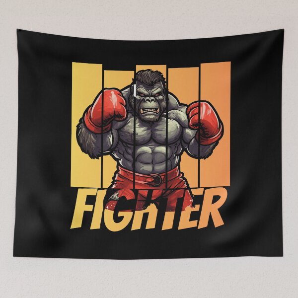 Item preview, Boxing Beast - Gorilla Fighter Power Art designed and sold by Karim-Karem.