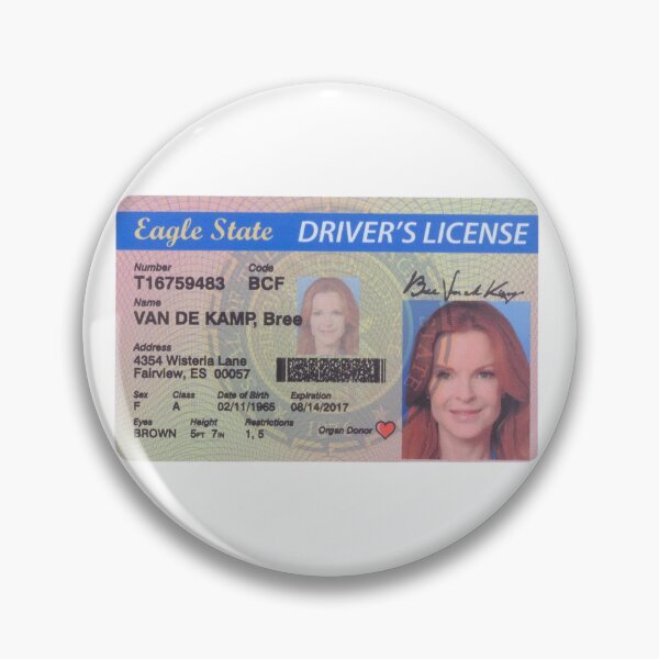 Item preview, Bree Van De Kamp (desperate housewives) driver's license designed and sold by itgirlcreative.