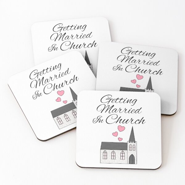 Item preview, Getting Married In Church, Christian Wedding Engagement designed and sold by doodlerob.