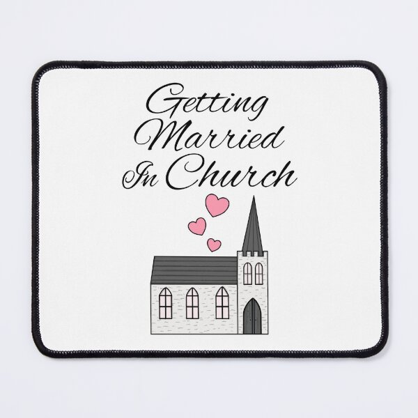 Item preview, Getting Married In Church, Christian Wedding Engagement designed and sold by doodlerob.