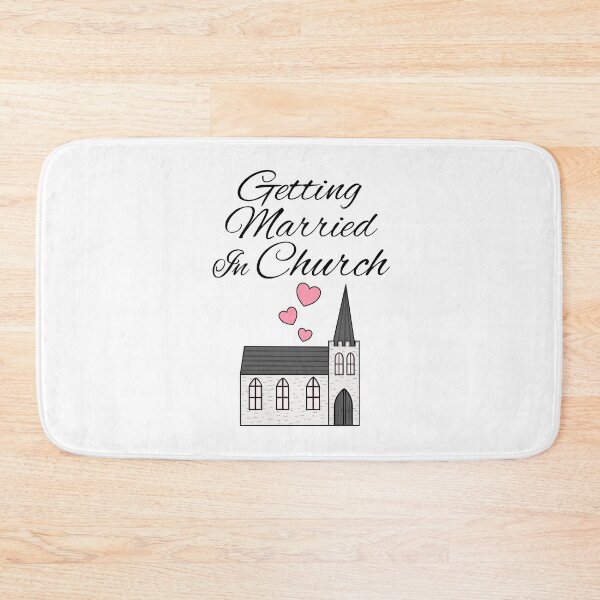 Item preview, Getting Married In Church, Christian Wedding Engagement designed and sold by doodlerob.