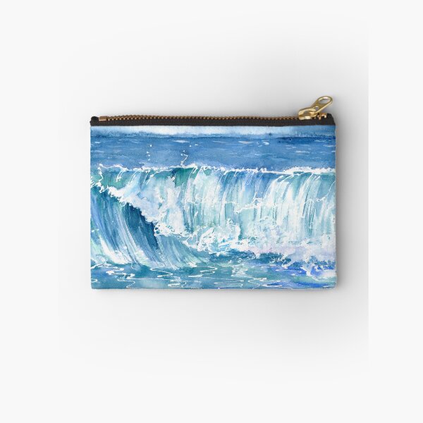 Item preview, Watercolor Crashing Ocean Waves designed and sold by daphsam.