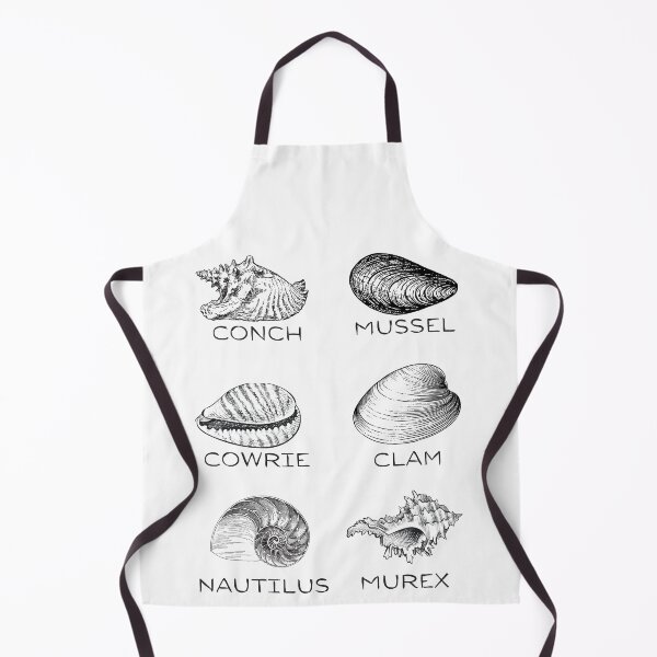Item preview, 6 Types of Shells T-Shirt Design - Black designed and sold by BeWilDesigns.