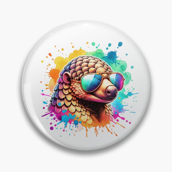 Item preview, Watercolor Cool Pangolin designed and sold by TheAnimalZ00.