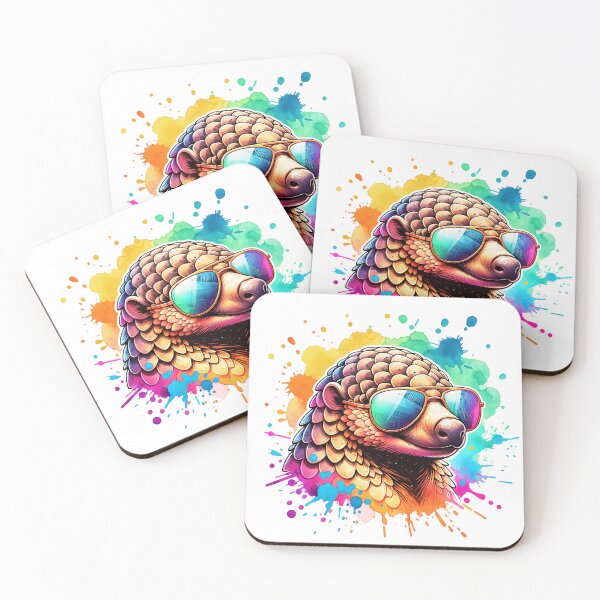 Item preview, Watercolor Cool Pangolin designed and sold by TheAnimalZ00.