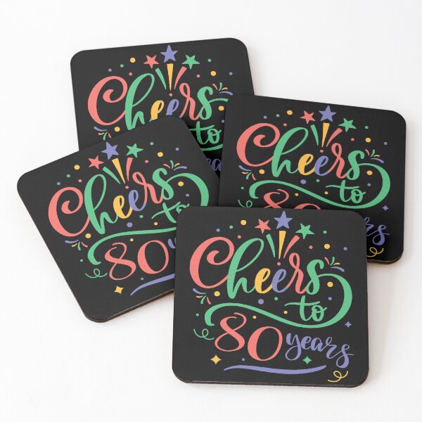 Item preview, Cheers to 80 Years designed and sold by PCStudio57.