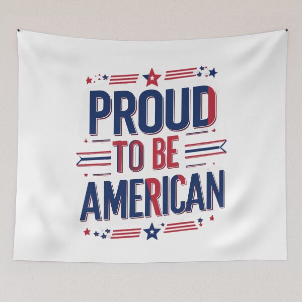 Item preview, Copy of  Proud to Be American – Patriotic USA Flag T-Shirt Design designed and sold by Karamshooop.