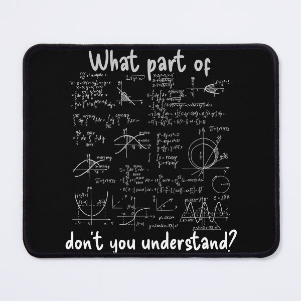 Item preview, What part of don't you understand? - sarcastic geek humor, dark background designed and sold by PixelPunny.