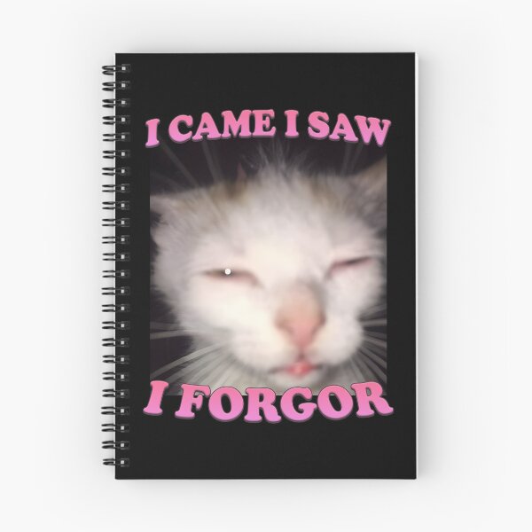 Item preview, i came i saw i forgor funny cat meme designed and sold by MemishDesign.