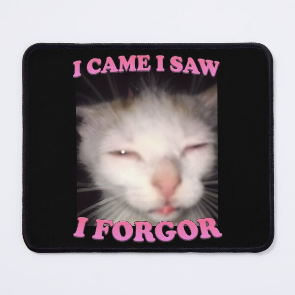 Item preview, i came i saw i forgor funny cat meme designed and sold by MemishDesign.