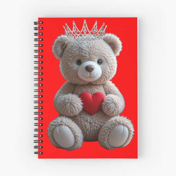 Item preview, Heartfelt Hugs: Adorable Teddy Bear with Red Heart - Minimalist Love Art designed and sold by Tzemo101.