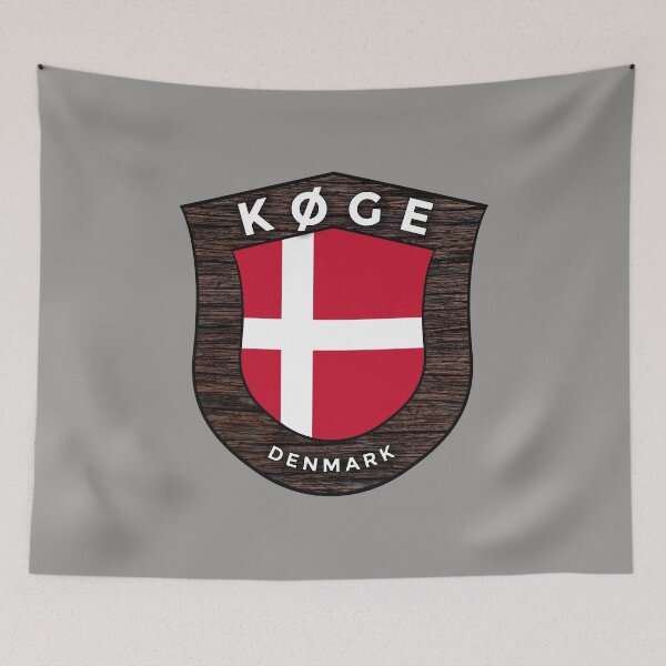 Item preview, Køge Denmark Emblem Flag designed and sold by World Designs.