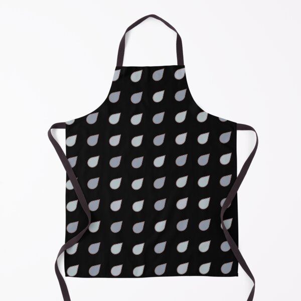Item preview, Black, Grey Rain Drops, Pattern, Pear Shaped, Tear Drops, Symmetry designed and sold by AASparksDesigns.