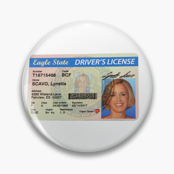Item preview, Lynette (desperate housewives) driver's license designed and sold by itgirlcreative.