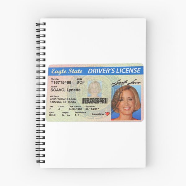 Item preview, Lynette (desperate housewives) driver's license designed and sold by itgirlcreative.