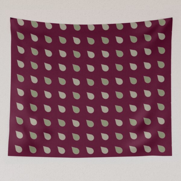 Item preview, Red Brown, Gold Fawn Rain Drops, Pattern, Pear Shaped, Tear Drops designed and sold by AASparksDesigns.