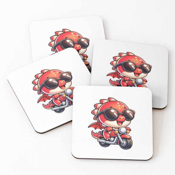 Item preview, Cute Baby Dragon Riding A Motorcycle designed and sold by TheAnimalZ00.
