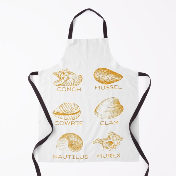 Item preview, 6 Types of Shells - Orange designed and sold by BeWilDesigns.