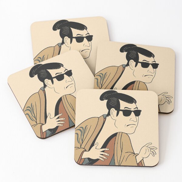 Item preview, Samurai Swagger: Minimal Ukiyo-e Cool designed and sold by WaGlobal.