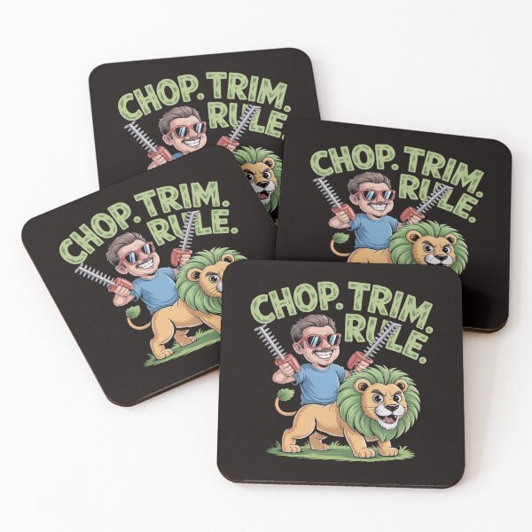 Item preview, Father Mows Best Gardener Dad Lawn Care – Chop Trim Rule Shirt designed and sold by Slavicsoul.
