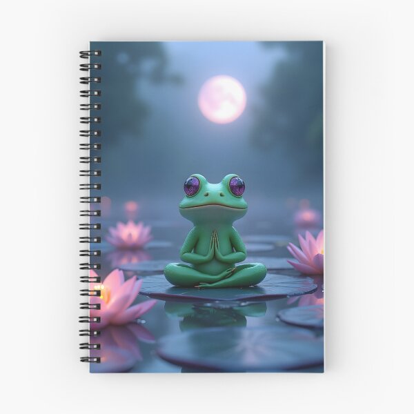 Item preview, Frog Meditating  designed and sold by Roanemermaid.