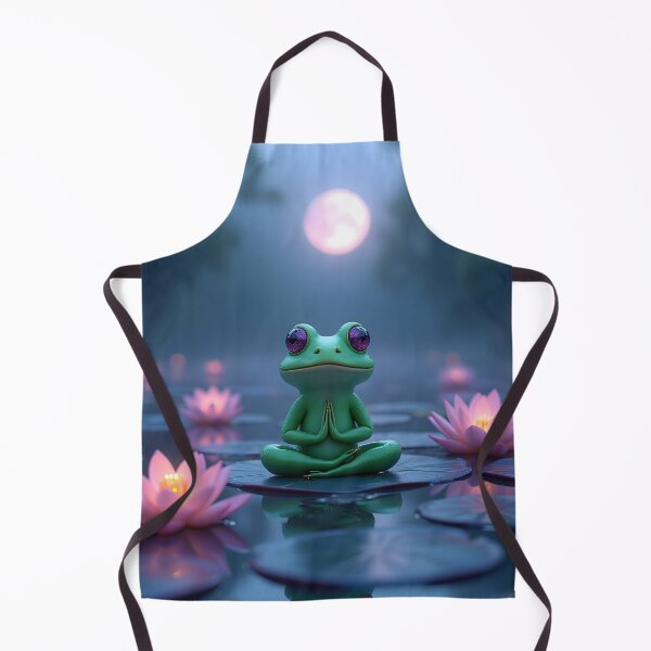 Item preview, Frog Meditating designed and sold by Roanemermaid.
