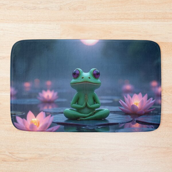 Item preview, Frog Meditating  designed and sold by Roanemermaid.