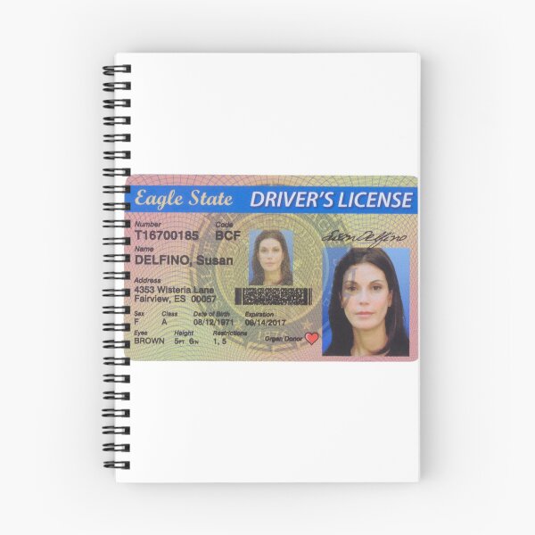 Item preview, Susan (desperate housewives) driver's license designed and sold by itgirlcreative.