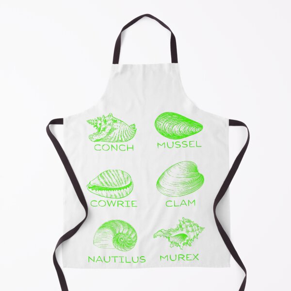 Item preview, 6 Types of Shells - Green designed and sold by BeWilDesigns.