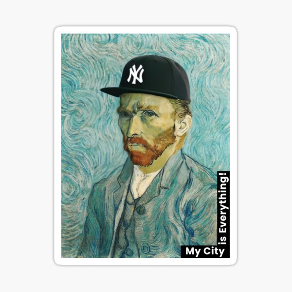 Item preview, Vincent van Gogh Yankee Love designed and sold by The Big Bodega.