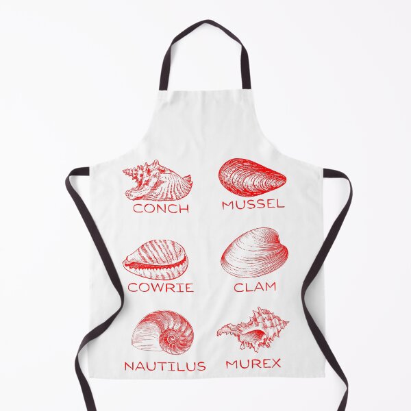 Item preview, 6 Types of Shells - Red designed and sold by BeWilDesigns.