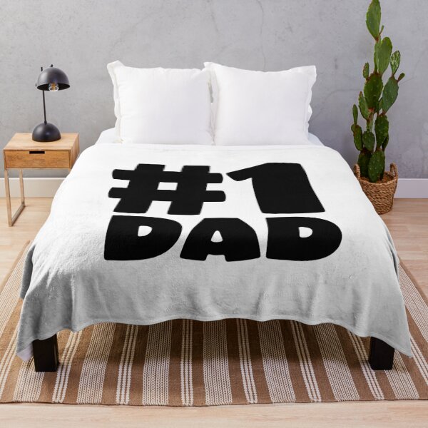 Item preview, #1 Dad in Bold Typography designed and sold by Memes N Lore .