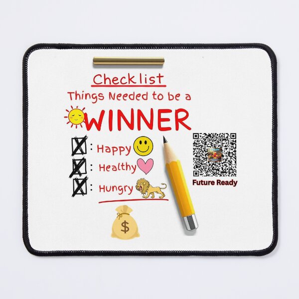 Item preview, TO BE A WINNER CHECKLIST designed and sold by FutureReady.