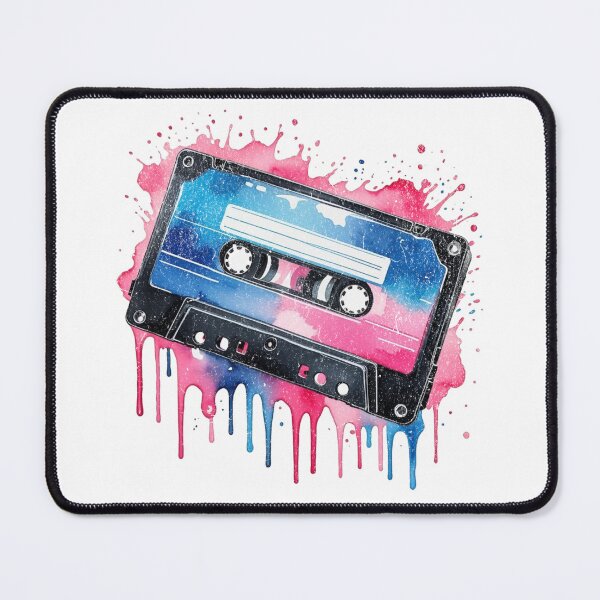 Item preview, Retro Cassette Tape Color Splatter Drip designed and sold by Epic Splash Graphics.