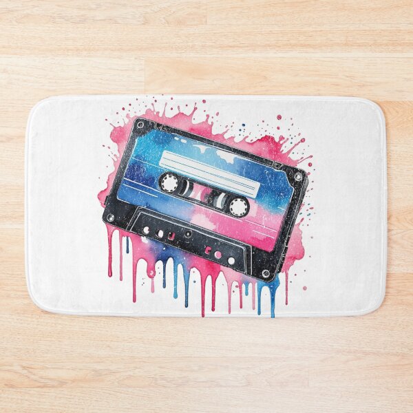 Item preview, Retro Cassette Tape Color Splatter Drip designed and sold by Epic Splash Graphics.