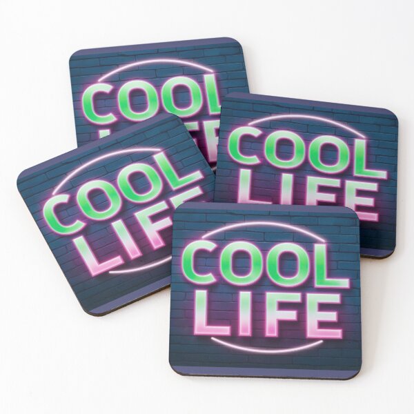 Item preview, Cool Life Logo – Modern Neon Style for Urban Clothing designed and sold by All Creative Designer.