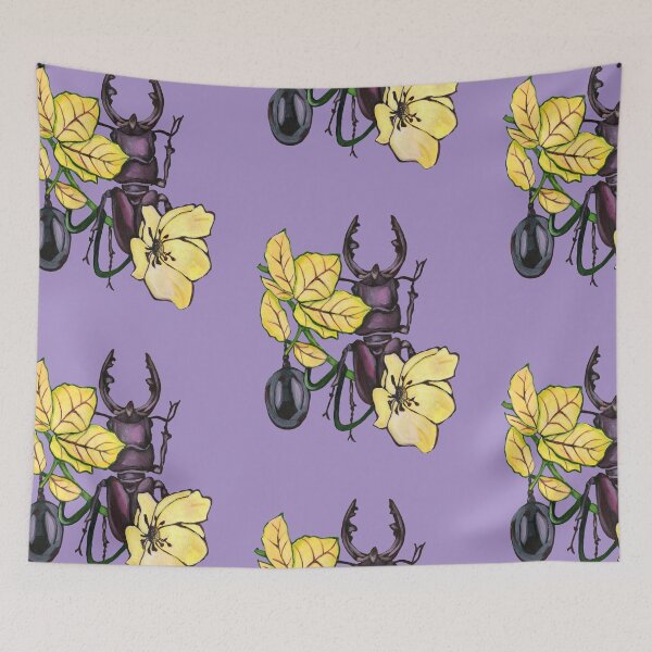 Item preview, Insect with yellow flowers designed and sold by KnowingWonder.
