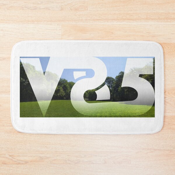 Item preview, V85 music logo - text design on a photo of the park designed and sold by VJ23D.