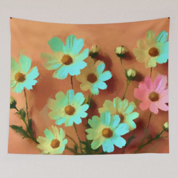 Item preview, Zinnia Elegans Flowers designed and sold by José Ricardo.